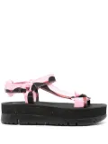 Camper Oruga Up Twins 45mm flatform sandals - Black