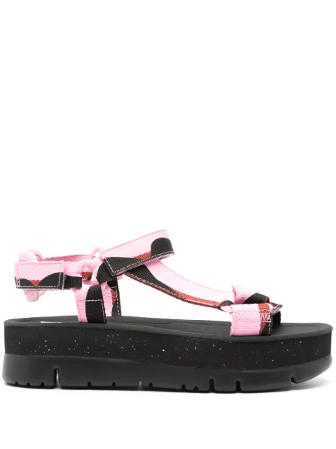 Camper sandalias Oruga Up Twins con plataforma 45mm