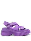 Camper BCN 70mm touch-strap sandals - Purple
