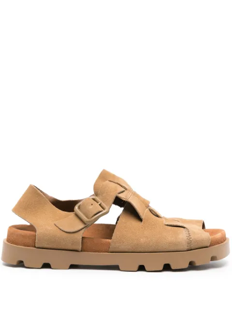 Camper Brutus interwoven suede sandals