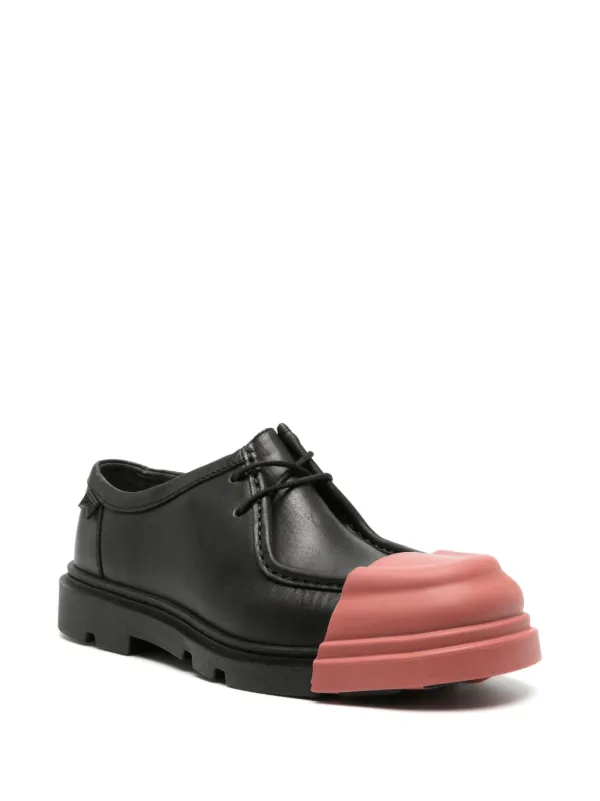 Camper Junction contrasting-toecap Brogues | Black | FARFETCH RO