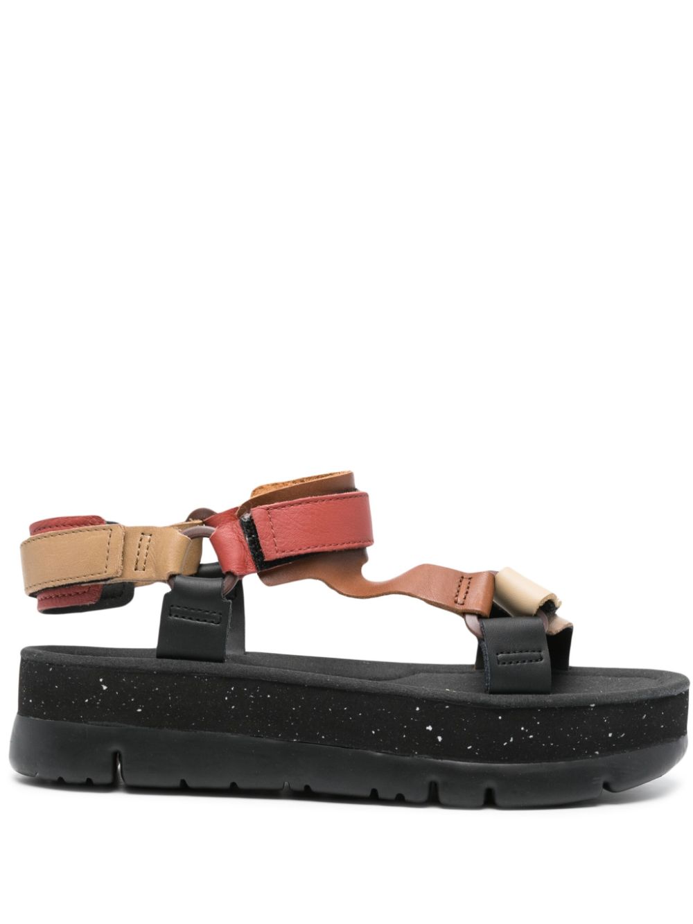 Camper Oruga Up chunky sandals Brown