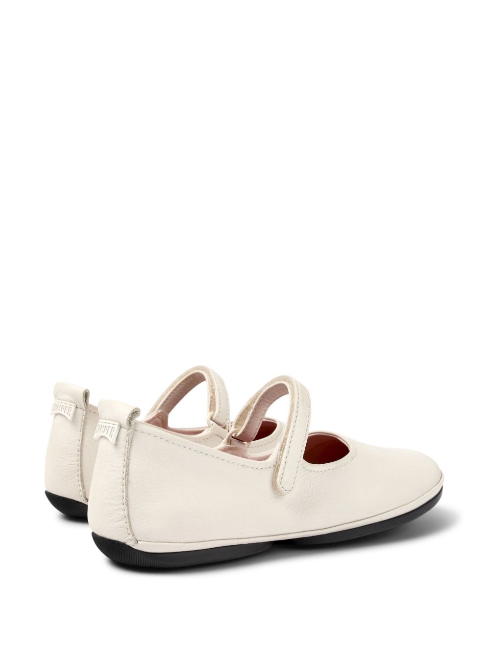 Camper Right Nina leren ballerina's Beige