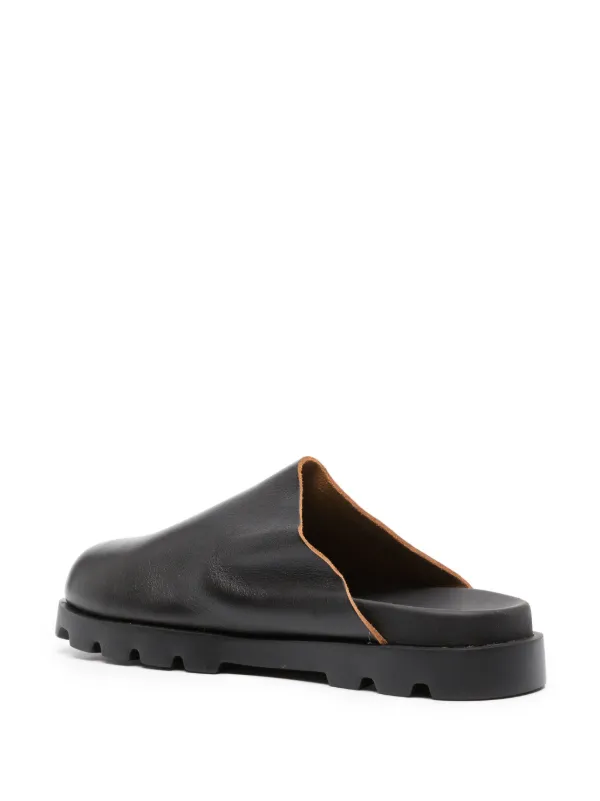 Camper Brutus Leather Mules | Black | FARFETCH