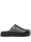 Camper Brutus leather mules - Black
