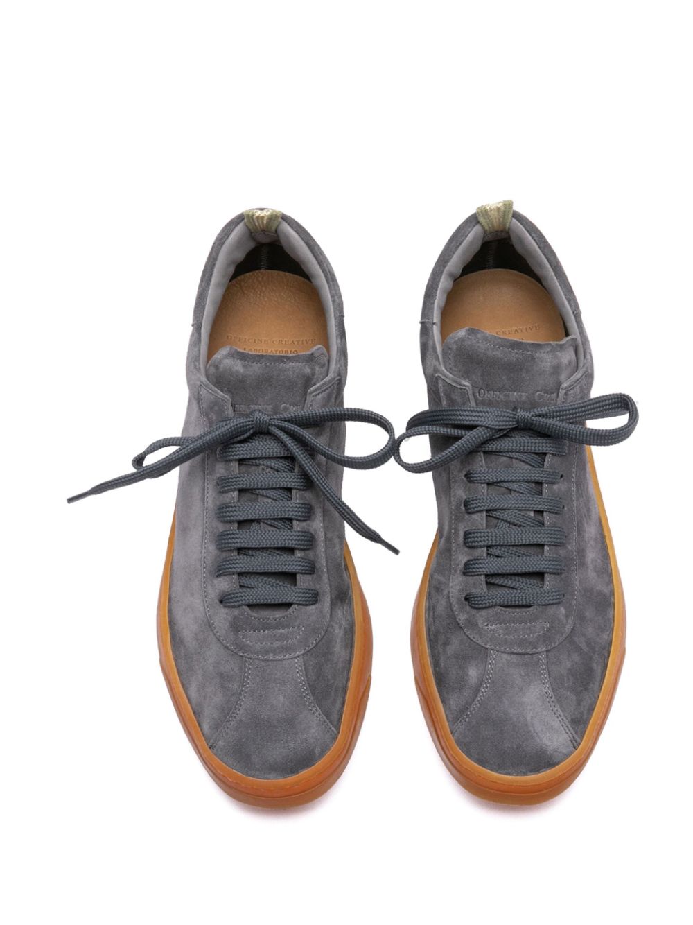 Officine Creative Suède low-top sneakers Grijs