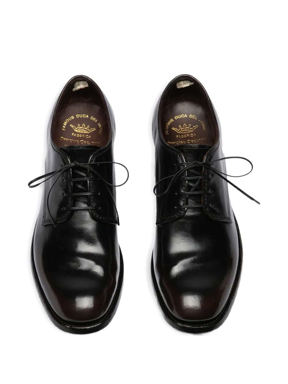 Officine Creative Leren derby schoenen Bruin