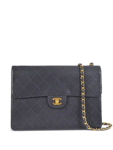 CHANEL 1998 jumbo Classic Flap shoulder bag Women