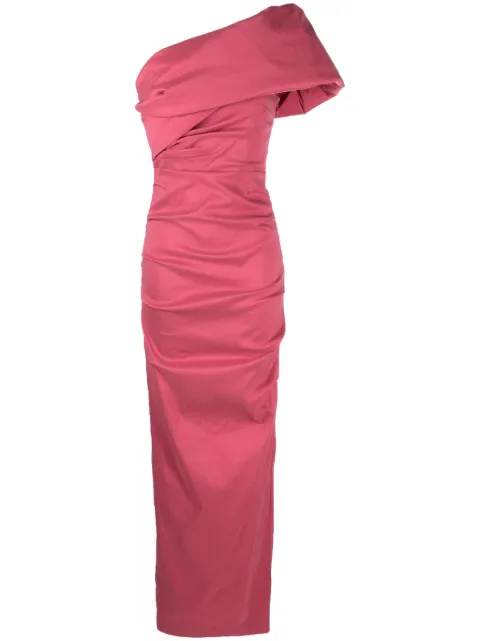 Rachel Gilbert Kat one-shoulder gown