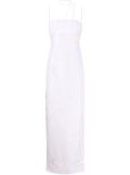 Rachel Gilbert Foster sequinned side-slit maxi dress - Neutrals