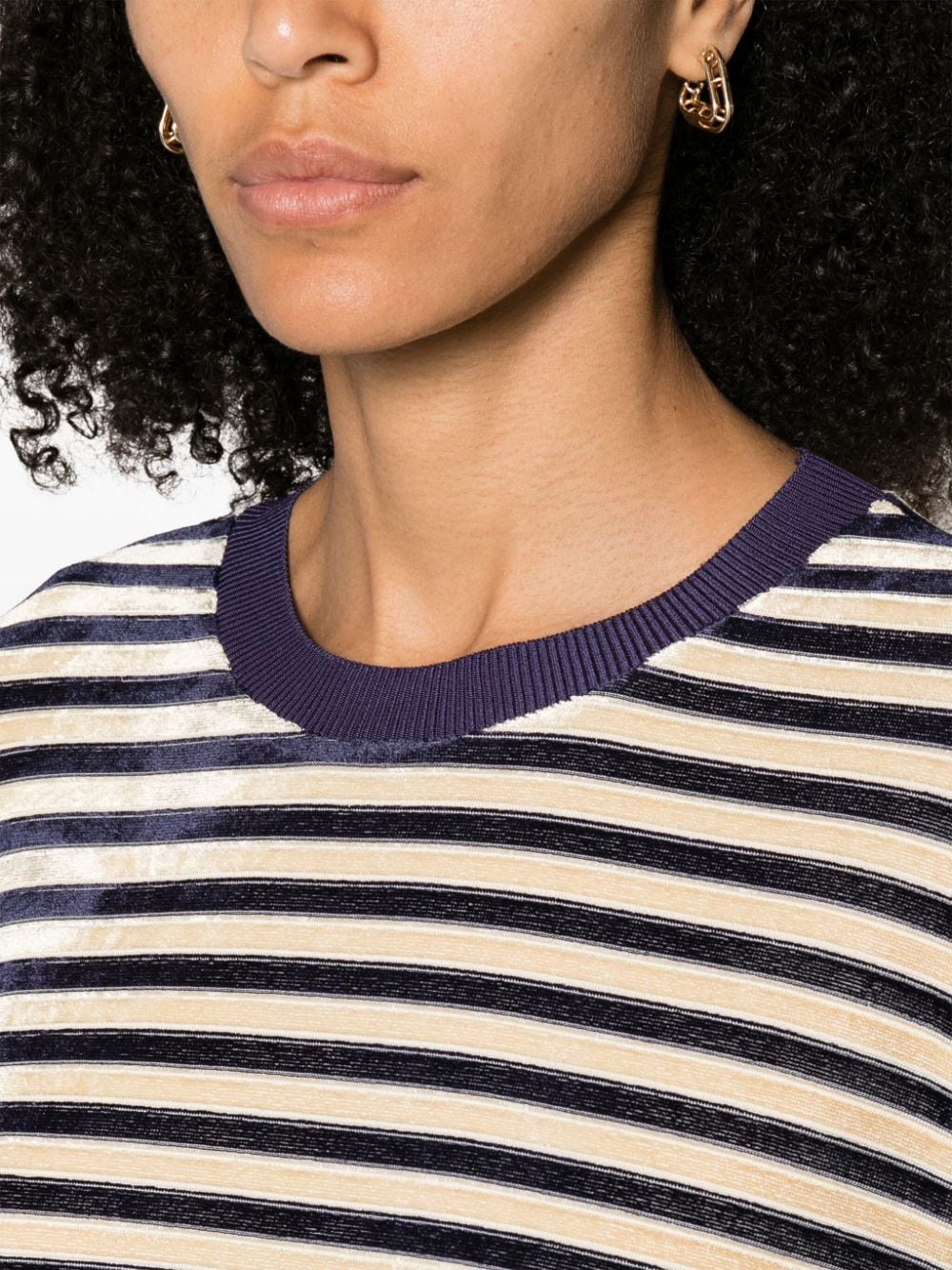 Forte long-sleeve striped top Bruin