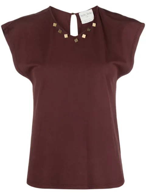 Forte Forte studded cotton blouse