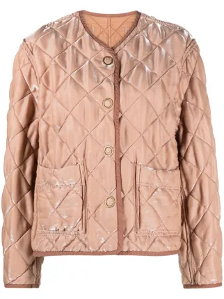 通販でクリスマス Max Mara ベージュ✕ライトピンク リバーシブルスプリングコート ジャケット・アウター