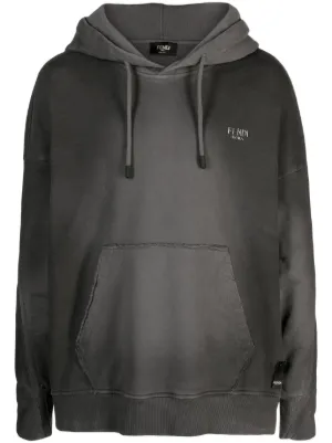 Fendi grey hoodie best sale