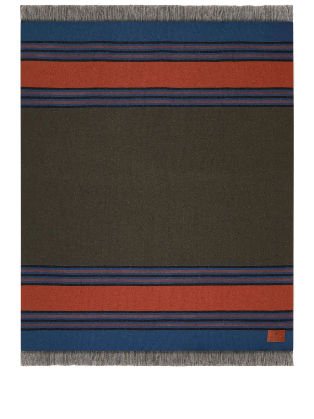 ETRO HOME Coperta a righe - Verde