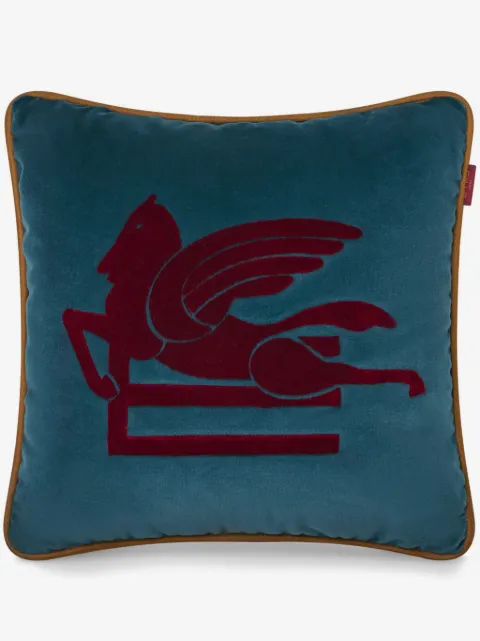 ETRO HOME 페가소 자수 벨벳 쿠션