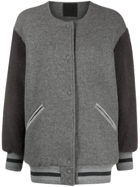 Givenchy chamarra bomber con aplique del logo