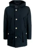 Woolrich logo-patch padded parka - Blue