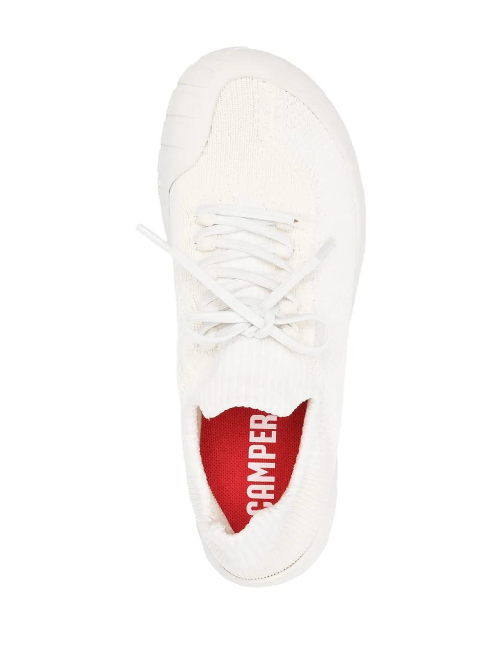 Shop Camper Path Ribbed-detail Sneakers In White