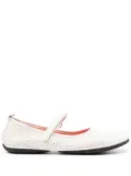 Camper Right Nina mesh ballerina shoes - White