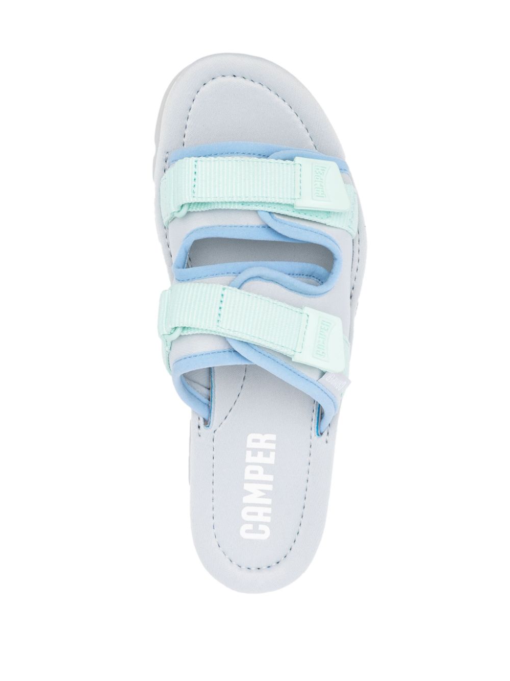 Camper Slippers met dubbel bandje Blauw