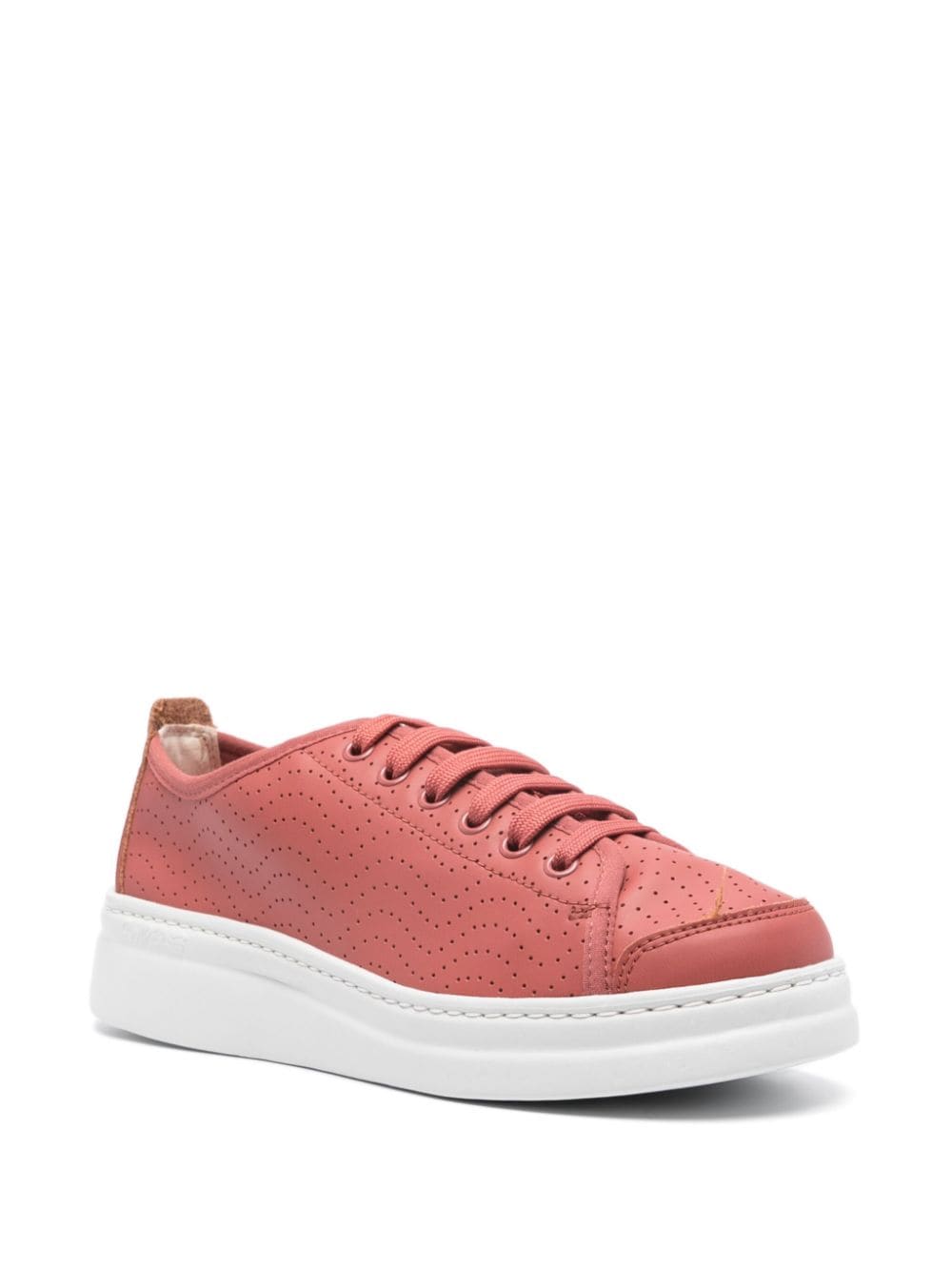 Shop Camper Runner Up Perforated Sneakers In Red