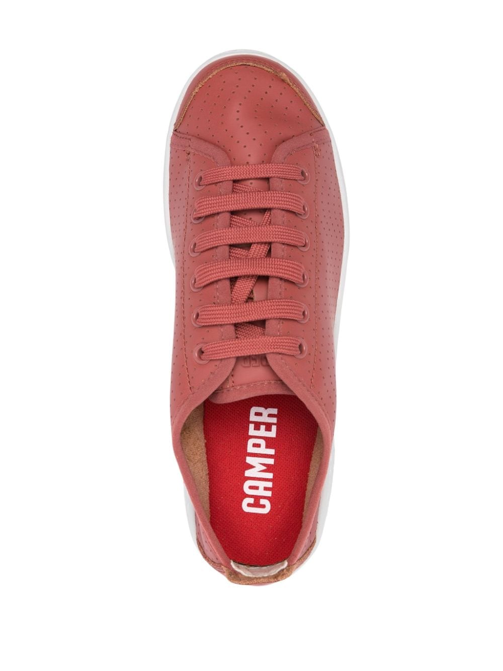 Shop Camper Runner Up Perforated Sneakers In Red
