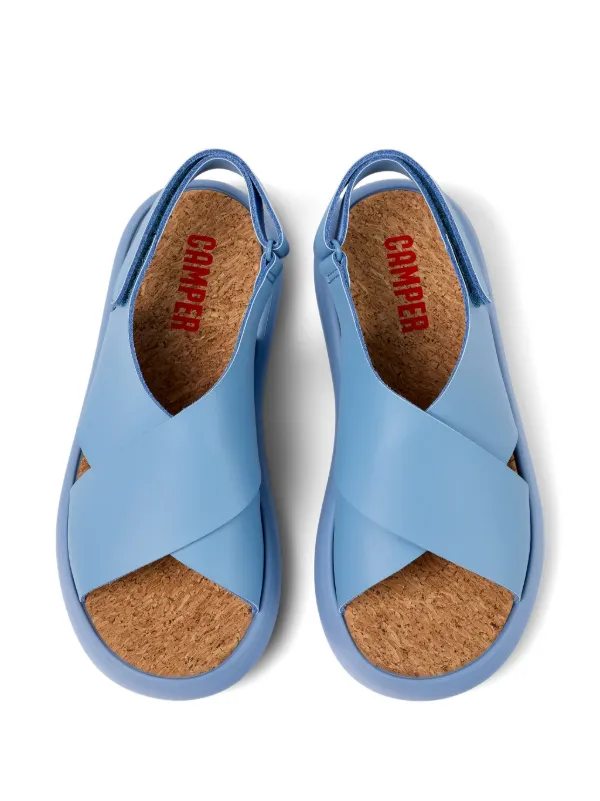 シューズ・サンダルその他 CAMPER Woman Flat sandals Blue K201607-002 PELOTAS FLOTA 0 K201607-002_DF.jpg