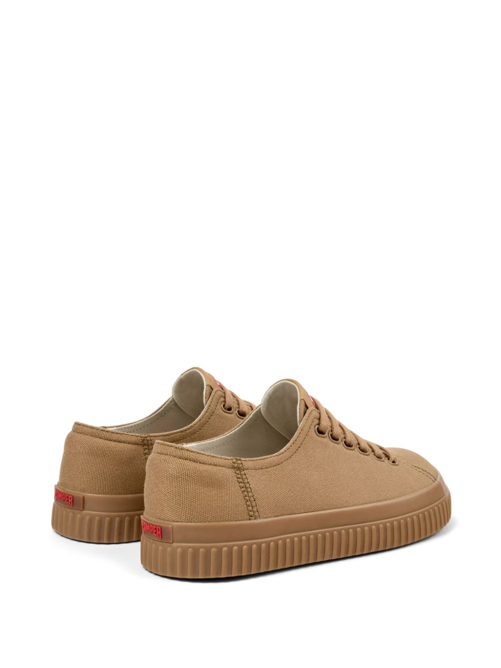 Shop Camper Peu Roda Logo-appliqué Sneakers In Brown