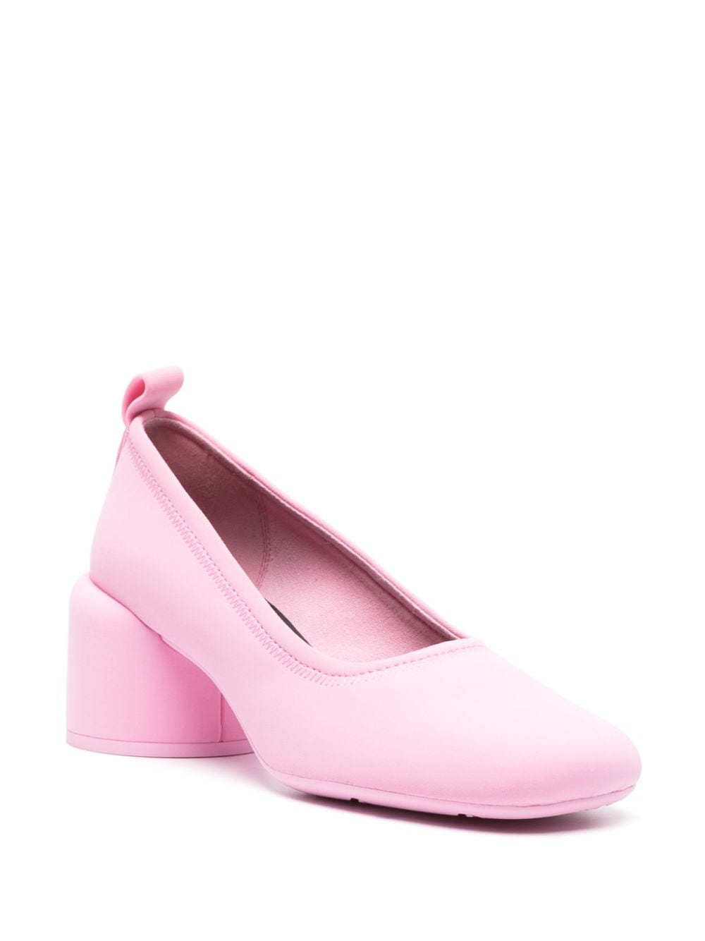 Shop Camper Niki Recycled-polyester Pumps In Rosa