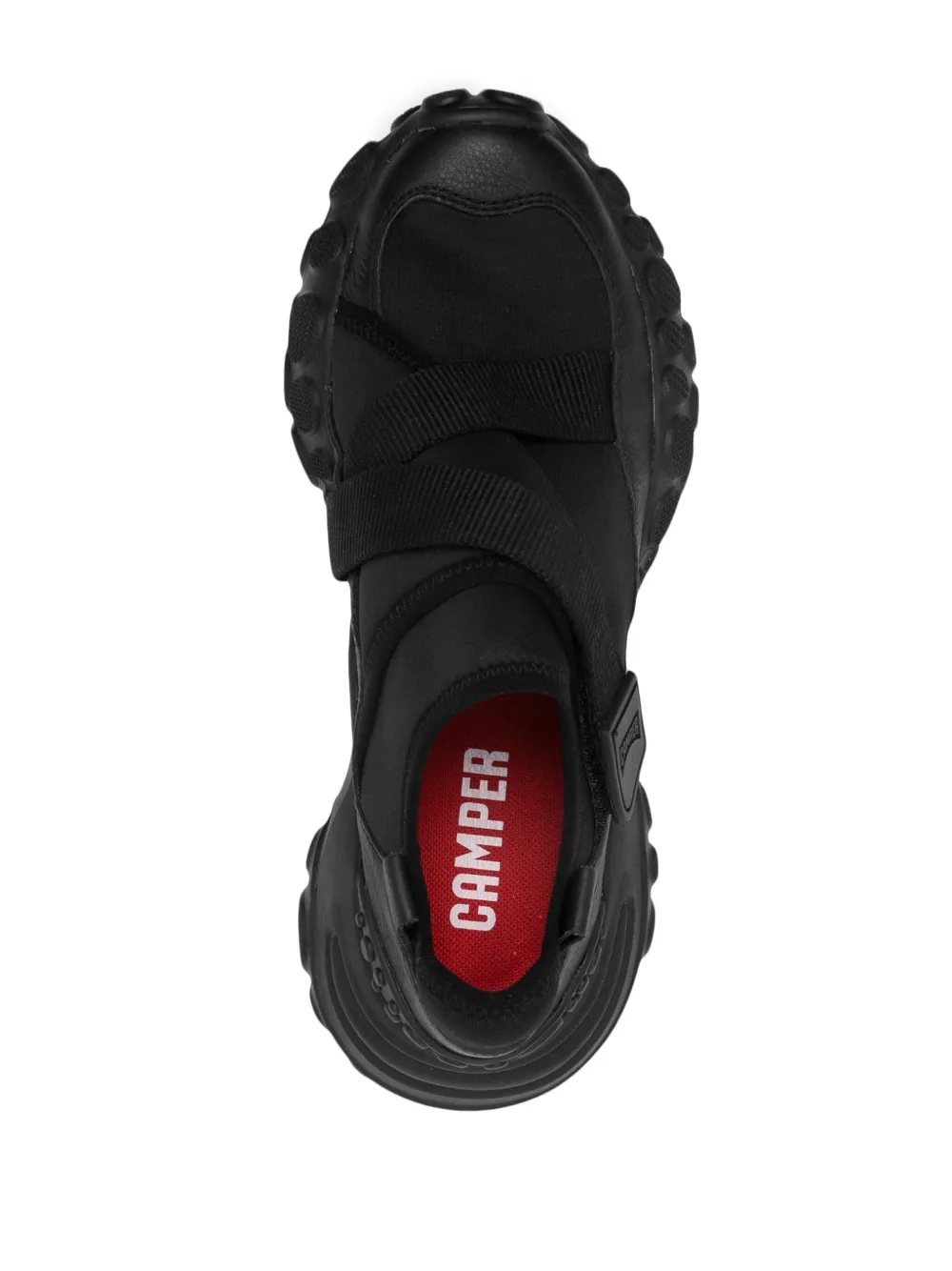 Camper Pelotas Marsh Touch-strap Sneakers In Black