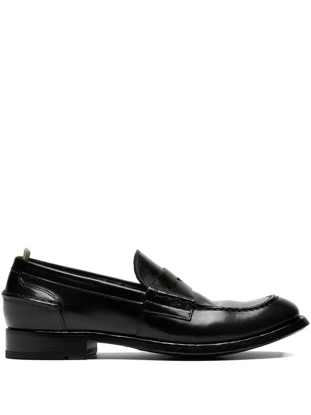 Officine Creative Leren loafers Zwart