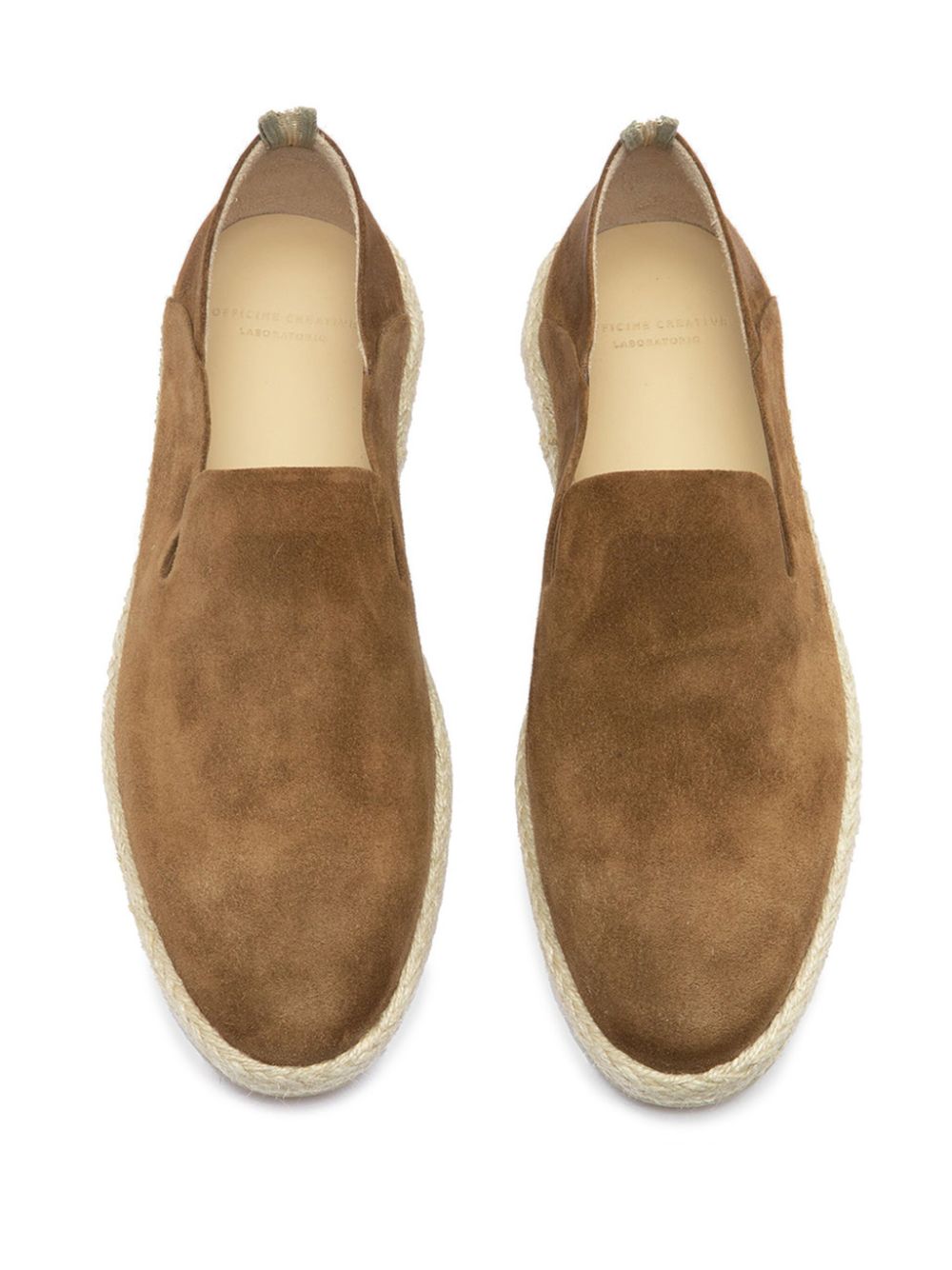 Officine Creative Suède loafers Bruin