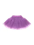 Monnalisa logo-waistband tulle tutu - Purple