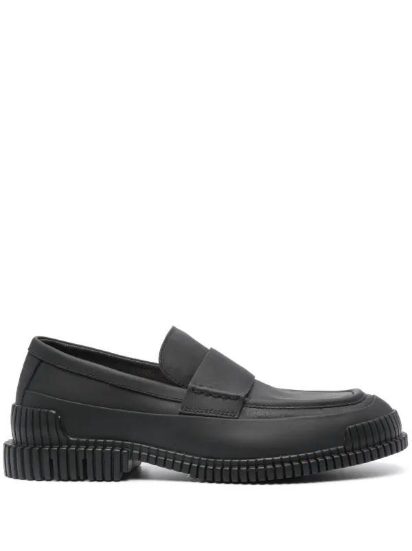 CAMPER 黒 レザー ローファー Camper Norman ローファー | ブラック | FARFETCH JP