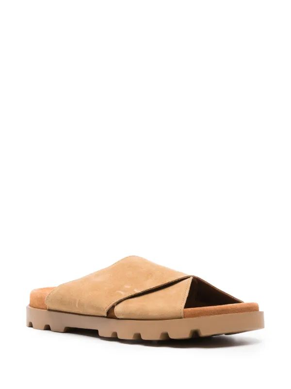 Camper Brutus レザーサンダル | ブラウン | FARFETCH JP