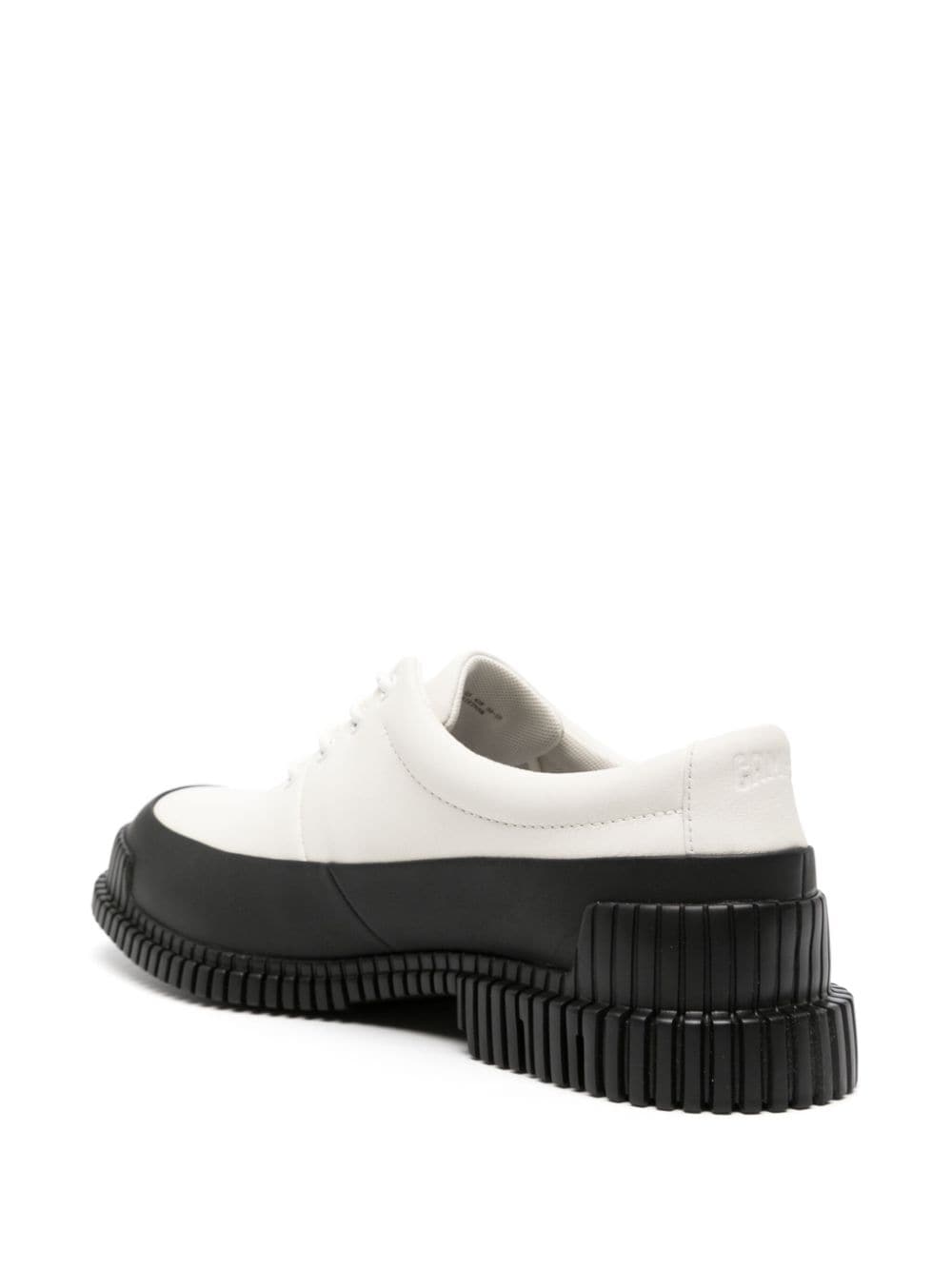 Shop Camper Pix Lace-up Leather Shoes In White