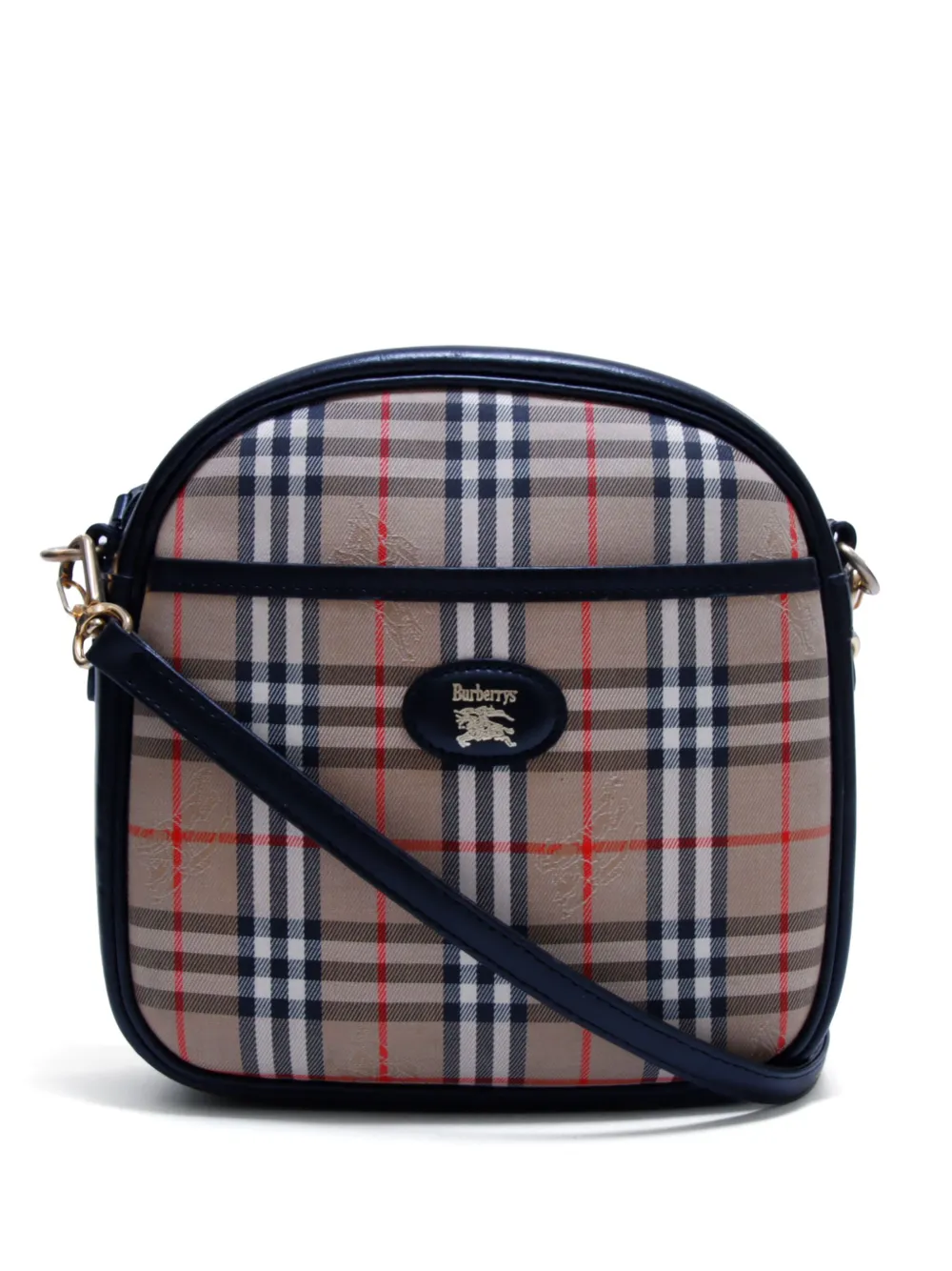 Burberry PreOwned Haymarket Check Crossbody Bag Farfetch