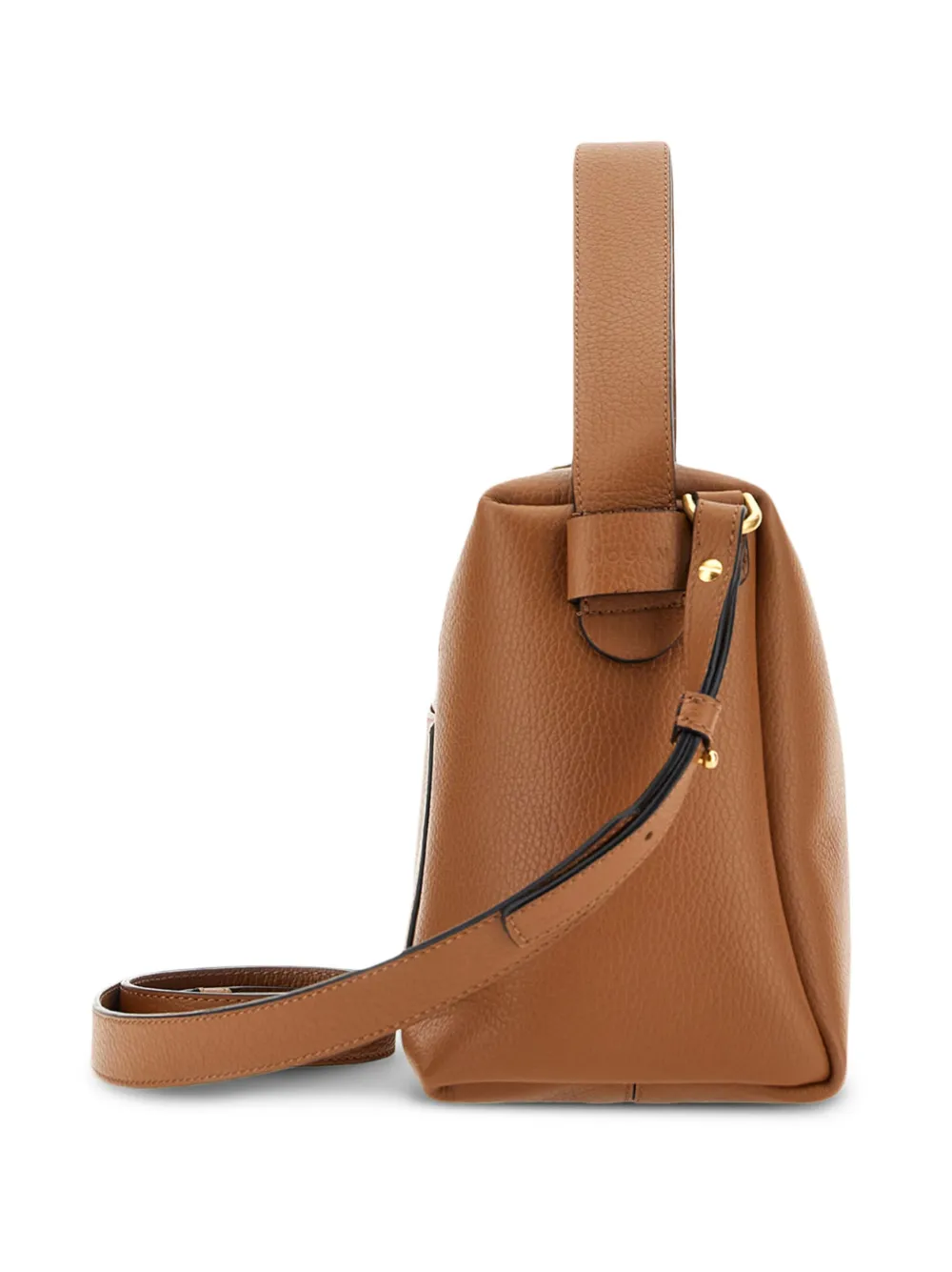 H-PLEXI LEATHER SHOULDER BAG