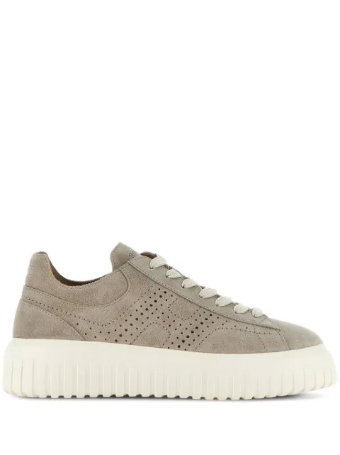 Hogan H-Stripes suede sneakers