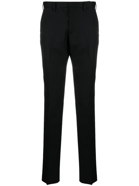 Lardini twill-weave wool tailored trousers
