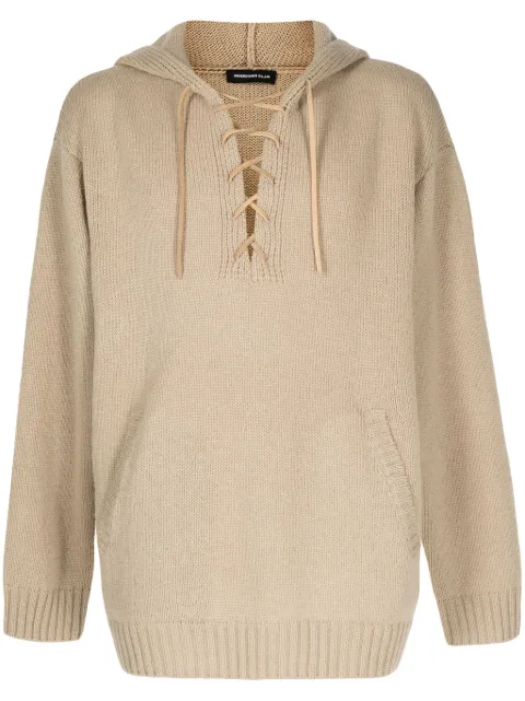 Undercover hoodie con cordones