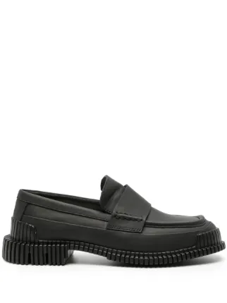 Camper Pix レザーソール ローファー | ブラック | FARFETCH JP