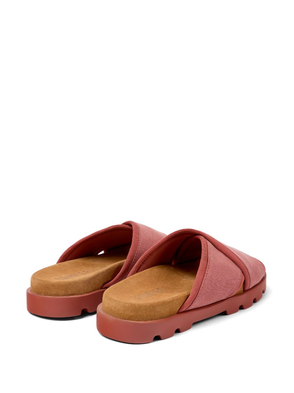Shop Camper Brutus Chunky Cross-strap Sandals In Red