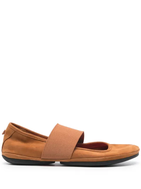 Camper Right Nina suede ballerina shoes