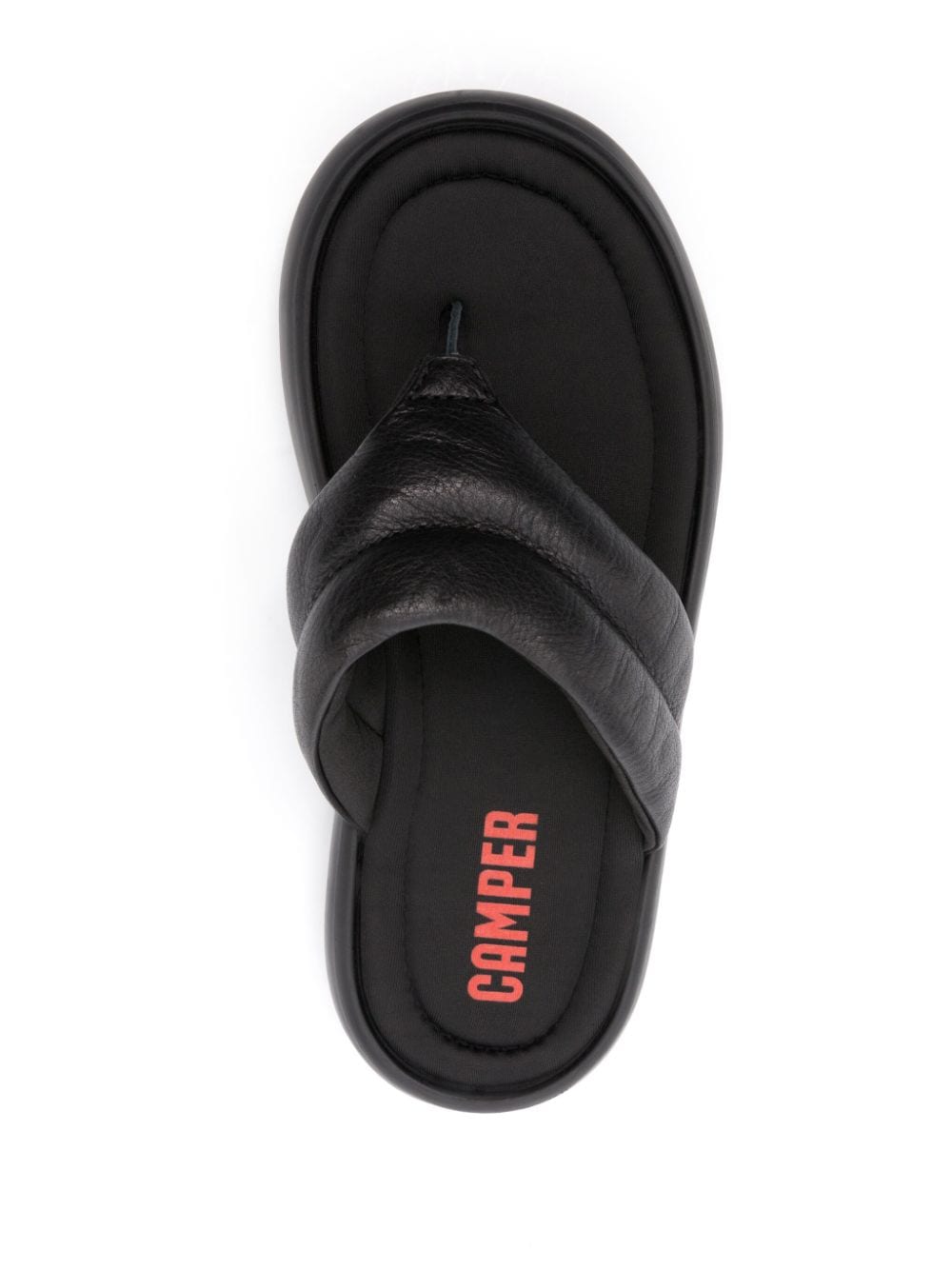 Shop Camper Pelotas Flota Padded Sandals In Black