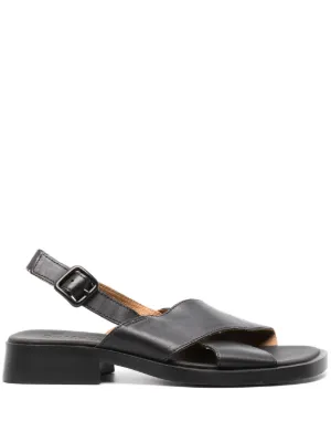 Camper Brutus クロスストラップ サンダル | ブラック | FARFETCH JP