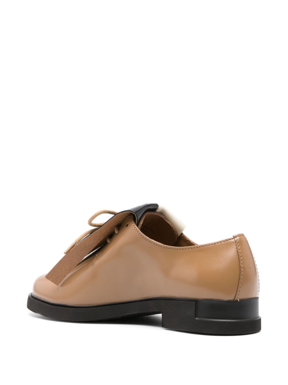 Shop Camper Iman Twins Fringed Oxford Shoes In Brown