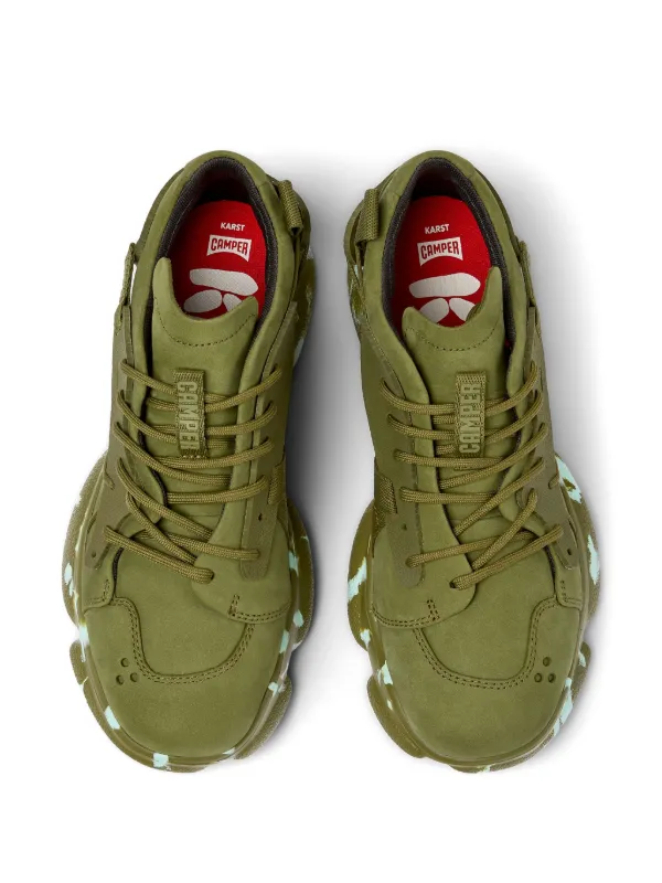 Camper Karst ローカット スニーカー | グリーン | FARFETCH JP