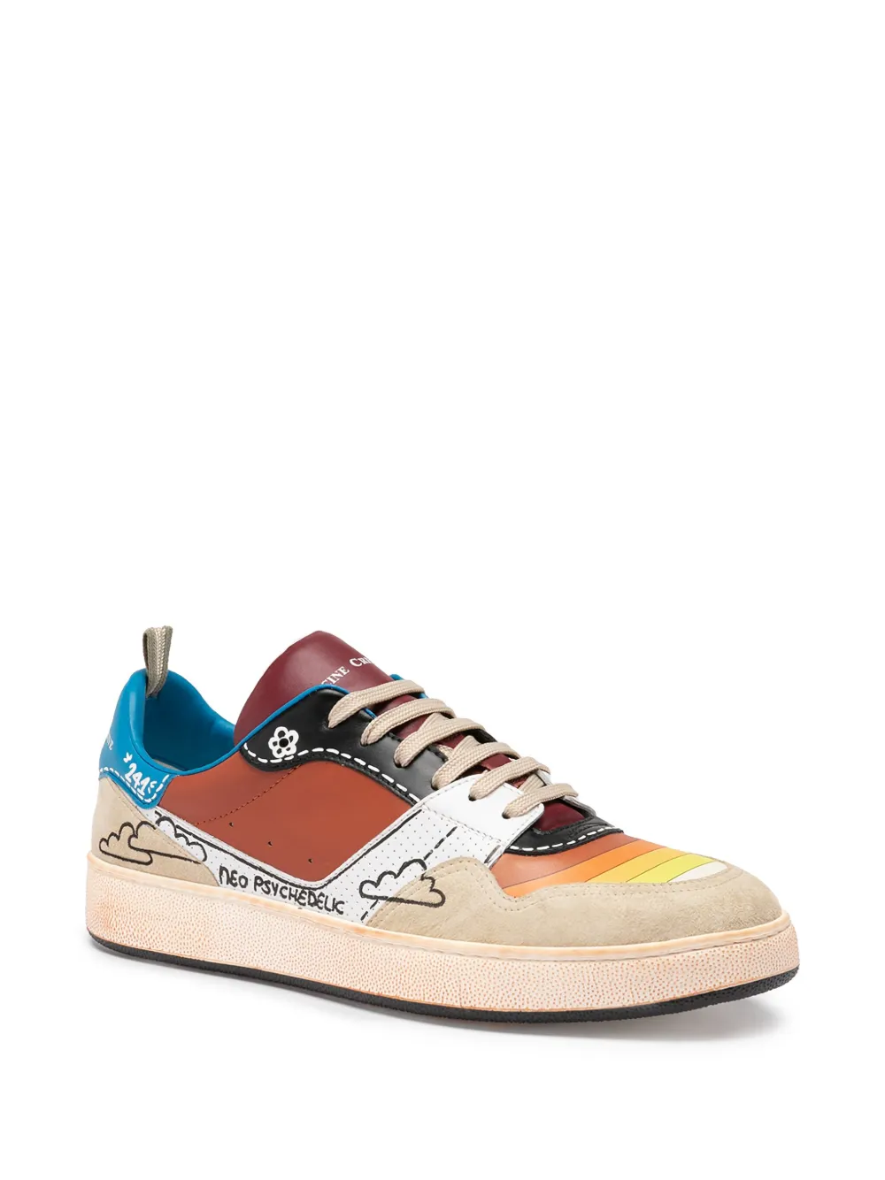 Officine Creative Neo Psychedelic Sun sneakers - Beige